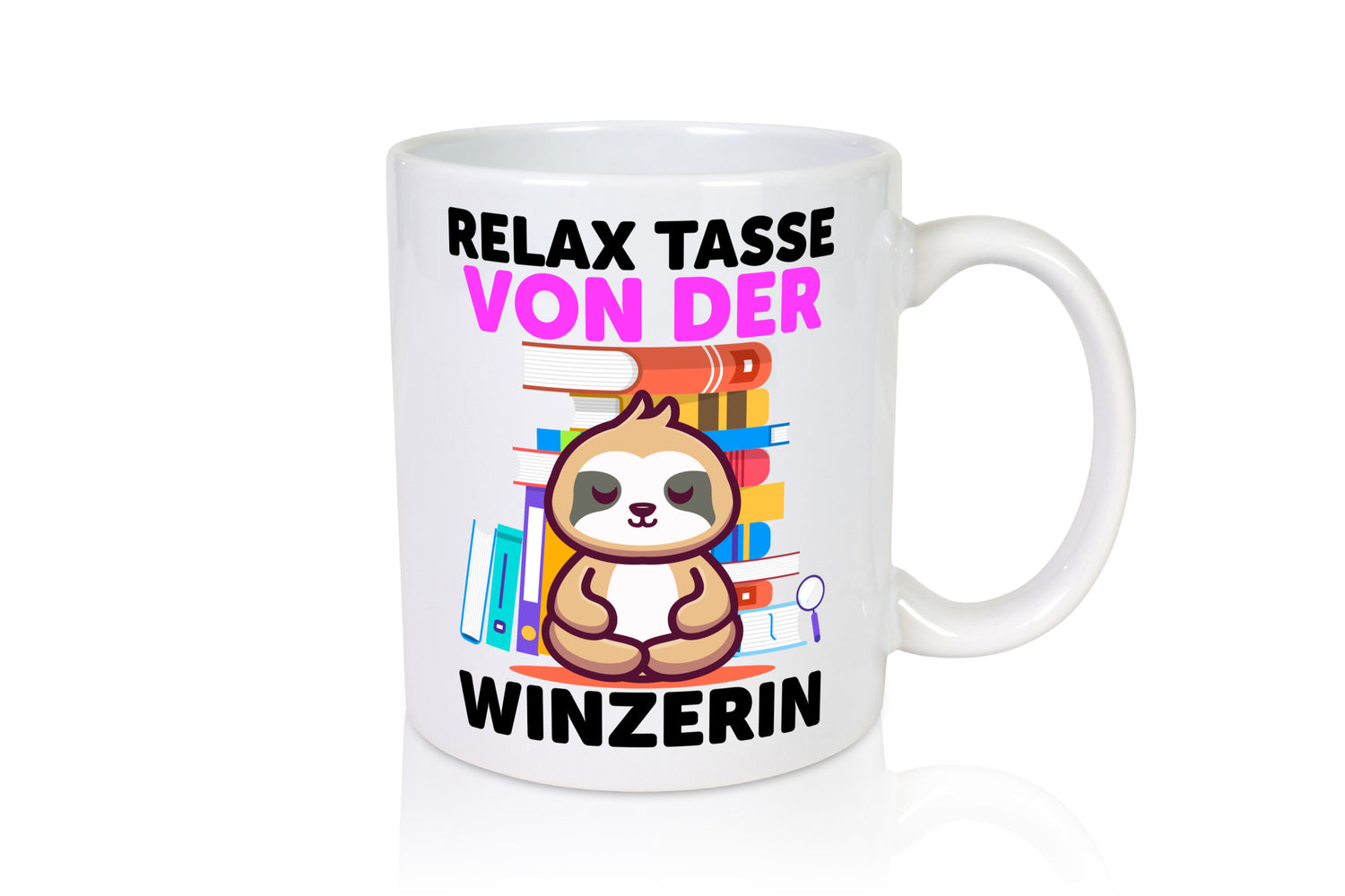 Relax Tasse: Winzerin | Weinbauer Wein lustiger Spruch Geschenk Humor