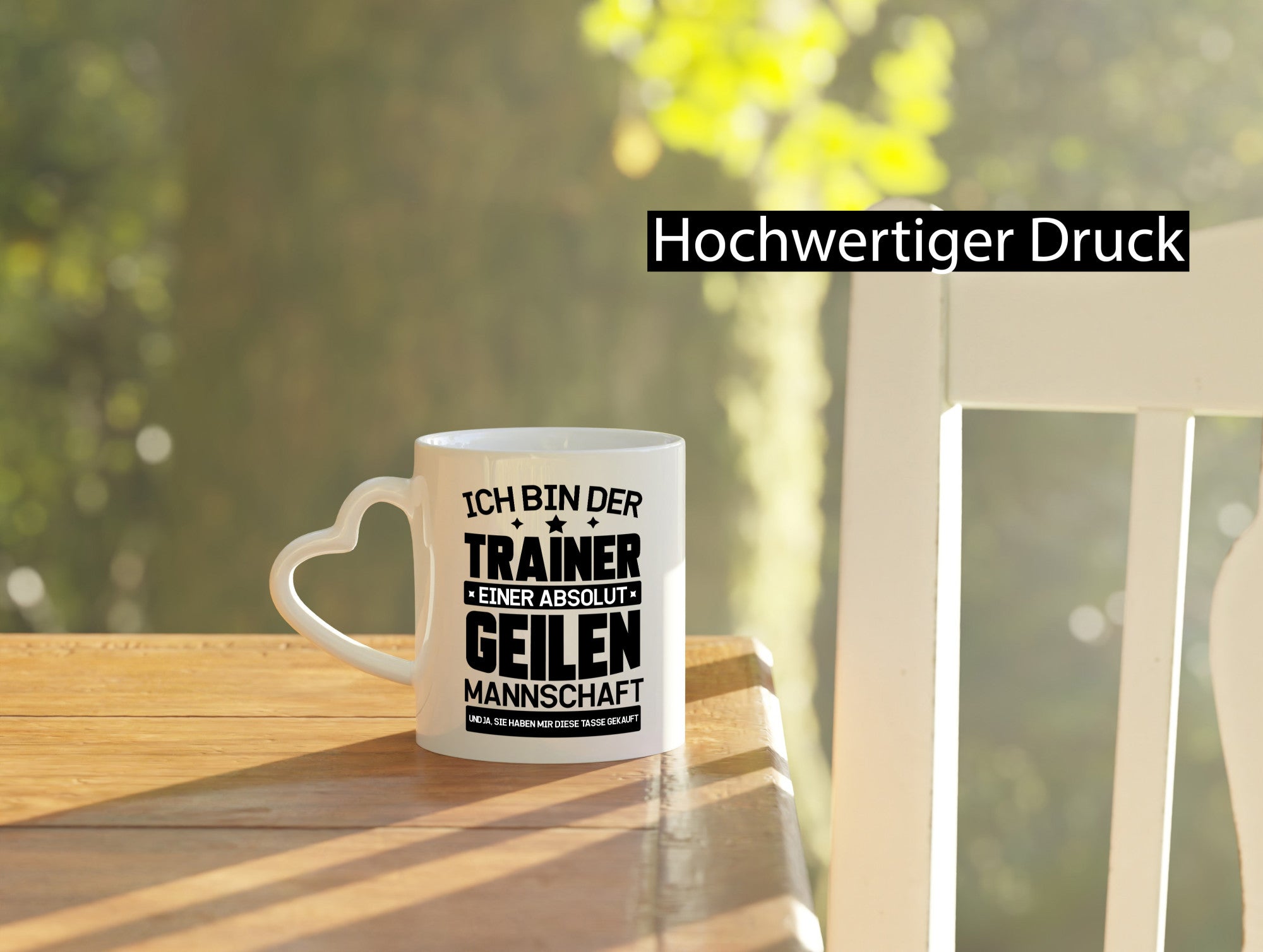 Ich bin Trainer lustiger Spruch Geschenk Humor Geschenkidee Tasse