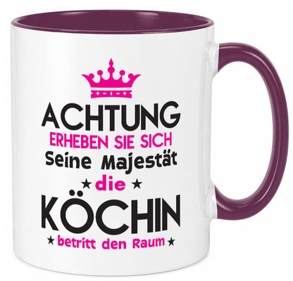 Seine Majestät Köchin | Chefköchin Chefkoch Humor Arbeit Kollegen Büro