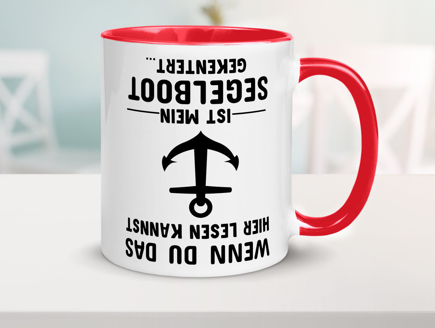Segler Tasse | Segelboot Humor Kapitän Spruch Witz Geschenkidee