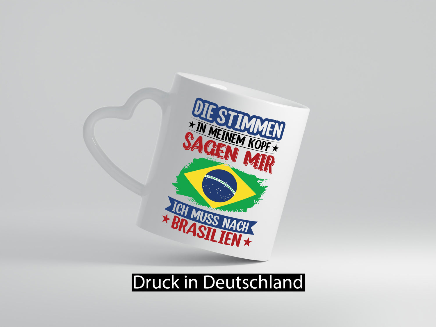 Brasilien | Urlaub Stimmen in meinem Kopf Traumland Humor Geschenkidee Tasse