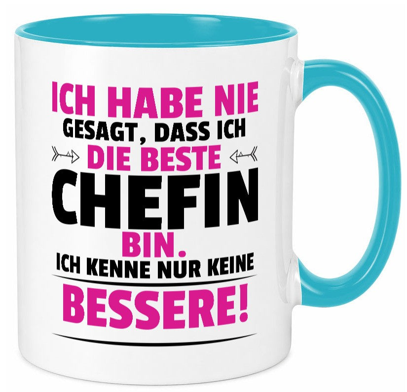 Die Beste Chefin | Führungskraft Vorgesetzte Geschenkidee Arbeit Kollegen Büro Tasse