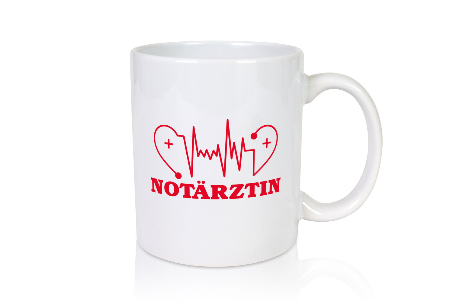 Notärztin Motiv | Herzschlag Ärztin Stethoskop Geschenk Humor Geschenkidee