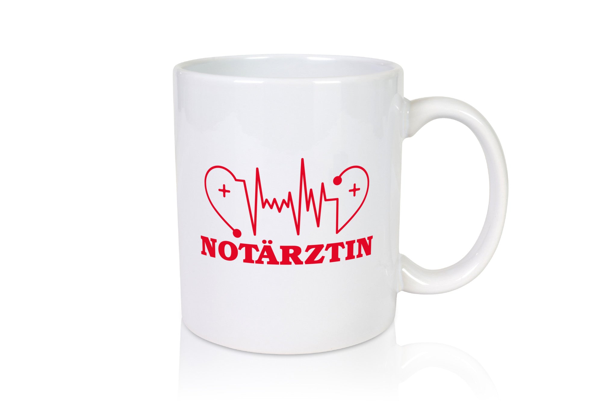 Notärztin Motiv | Herzschlag Ärztin Stethoskop Geschenk Humor Geschenkidee