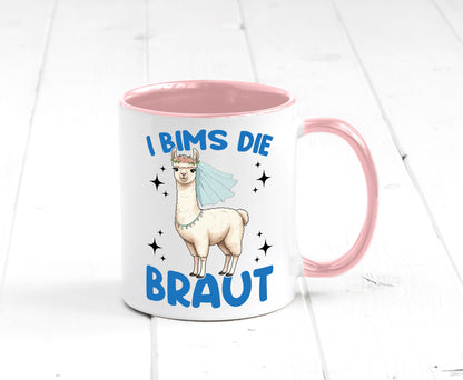I Bims die Braut | Lama JGA Hochzeit lustig Humor Geschenkidee Geschenk Tasse