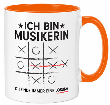 Löse Probleme: Musikerin | Musik Musikantin Geschenkidee Humor Tasse