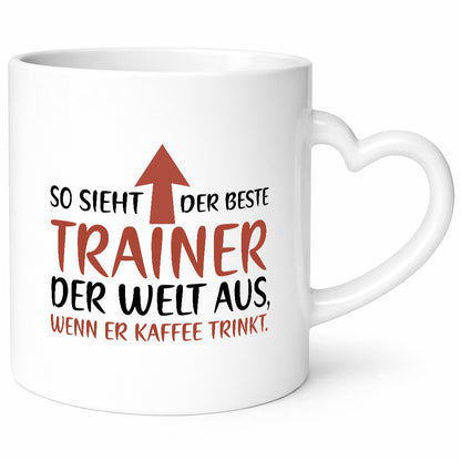 So sieht Bester Trainer der Welt aus | Kaffee Humor Geschenkidee Tasse