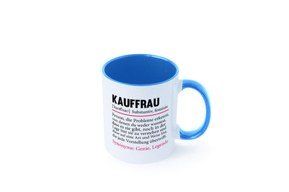 Kauffrau | Humor Spruch Definition Kauffrauen Geschenkidee Tasse