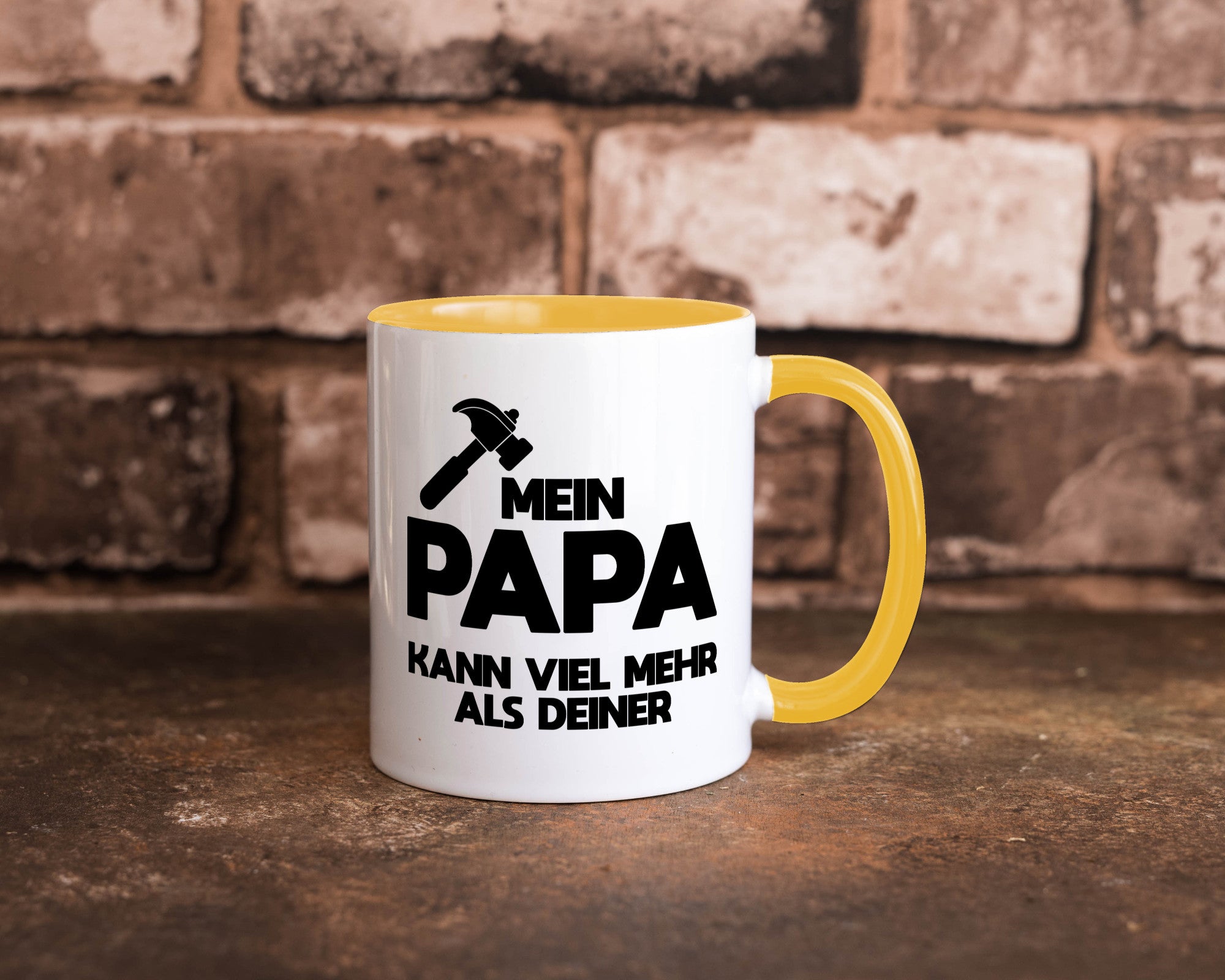 Mein papa kann viel mehr als deiner | Bester lustiger Spruch Geschenk Humor