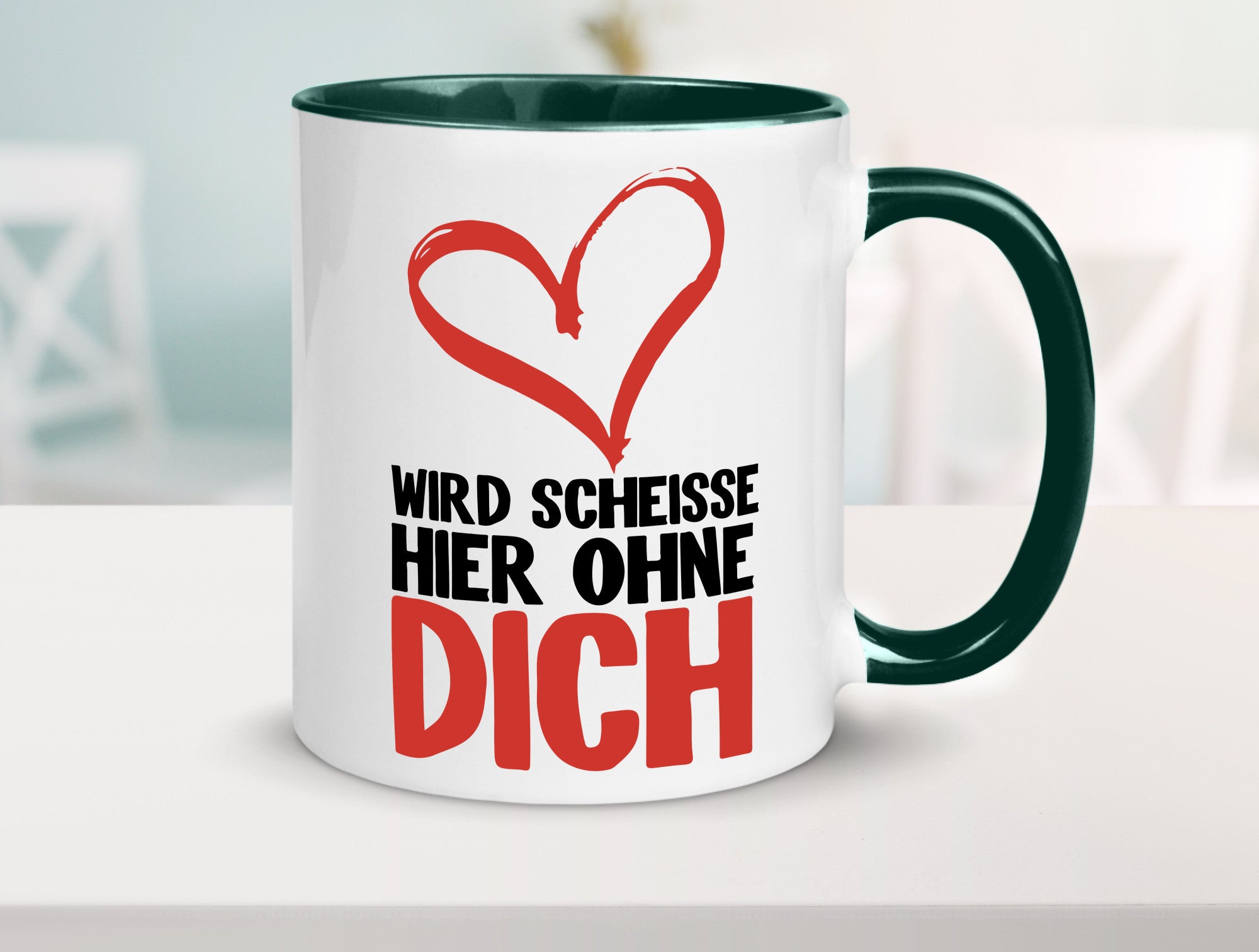 Wird Scheisse Geschenk Humor Geschenkidee lustiger Spruch Tasse