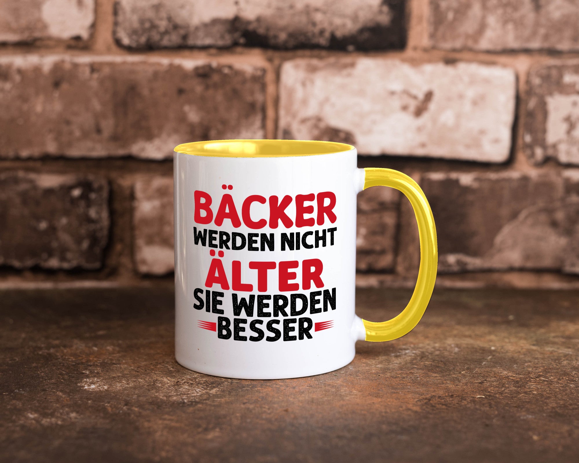 Bäcker werden nicht älter Sie besser lustig Humor Geschenkidee Geschenk Tasse