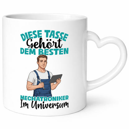 Im Universum: Mechatroniker | KFZ lustig Humor Geschenkidee Geschenk Tasse