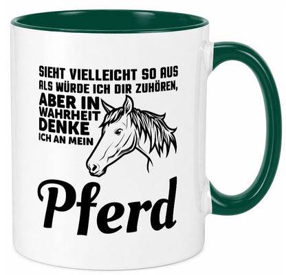 Pferde Spruch | Reiterin Tasse Pferdesport Reiten Humor Geschenkidee