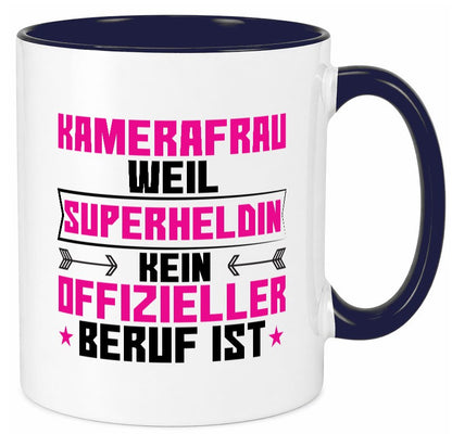 Superheldin Kamerafrau | Kamera lustig Humor Geschenkidee Geschenk Tasse