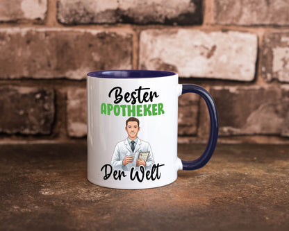 Bester Apotheker | Apotheke Pharmazie v2 Humor Geschenkidee Tasse
