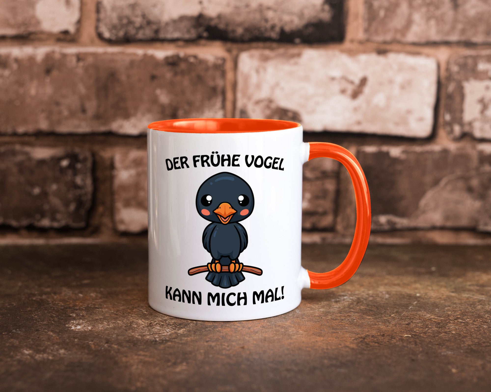 Der Frühe Vogel Humor Geschenkidee Tasse