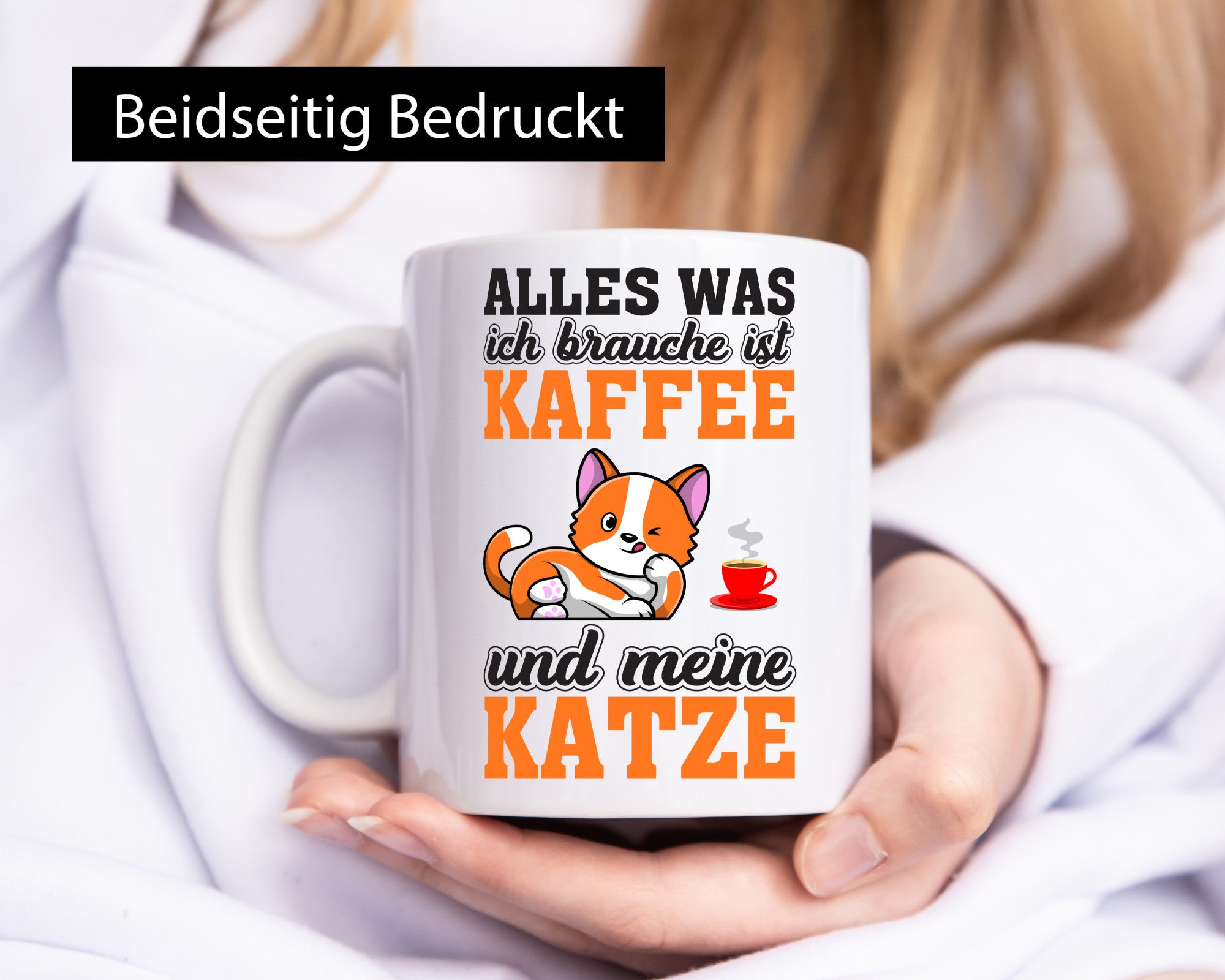 Coffee and My Cat | Cat Owner Mug Humour Gift Idea Animal Lover
