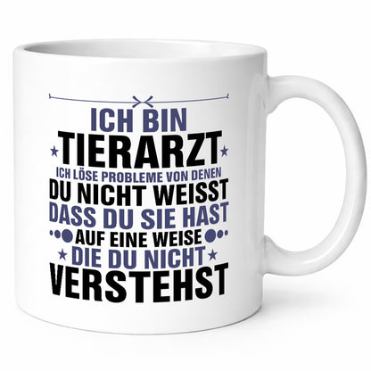 Löse Probleme: Tierarzt | Tiermedizin Mediziner Geschenk Tierliebhaber Humor
