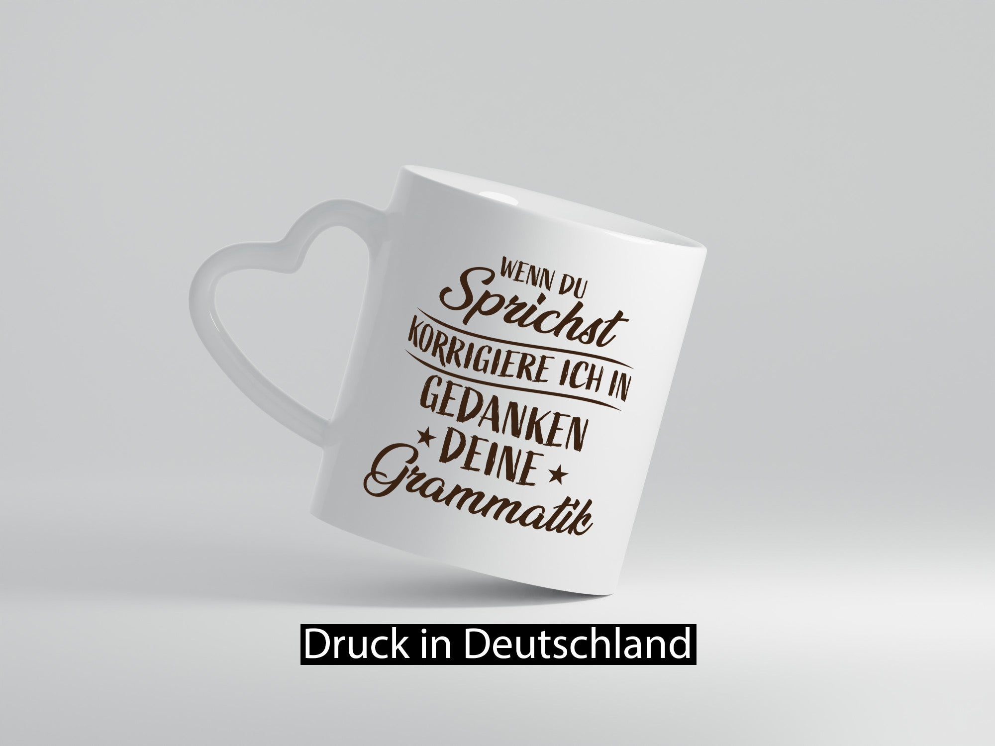 Grammatik korrigieren während du sprichst | Sterne lustig Humor Geschenkidee