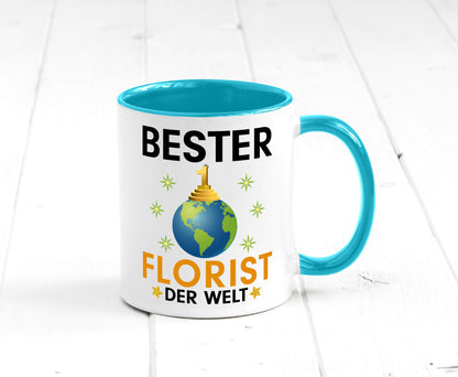 Welt Bester Florist | Blumen Verkäufer Humor Geschenkidee Tasse