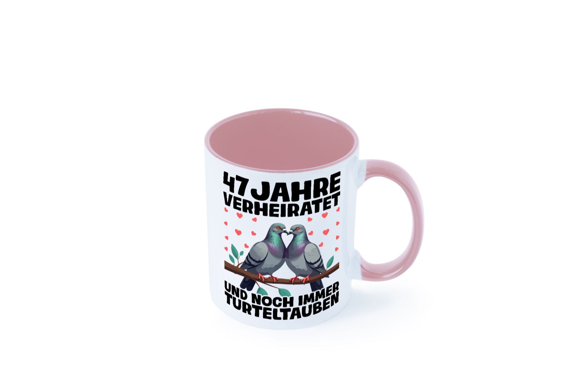 47 Jahre verheiratet | Turteltauben Ehe Ehepaar Humor Geschenkidee Tasse