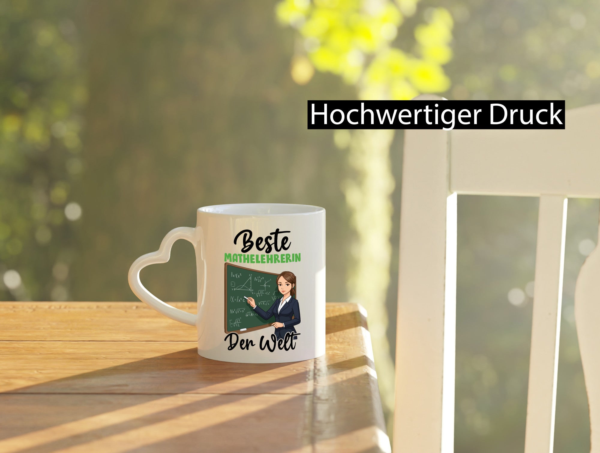 Beste Mathelehrerin | Lehrer Mathe v2 lustig Humor Geschenkidee Geschenk Tasse