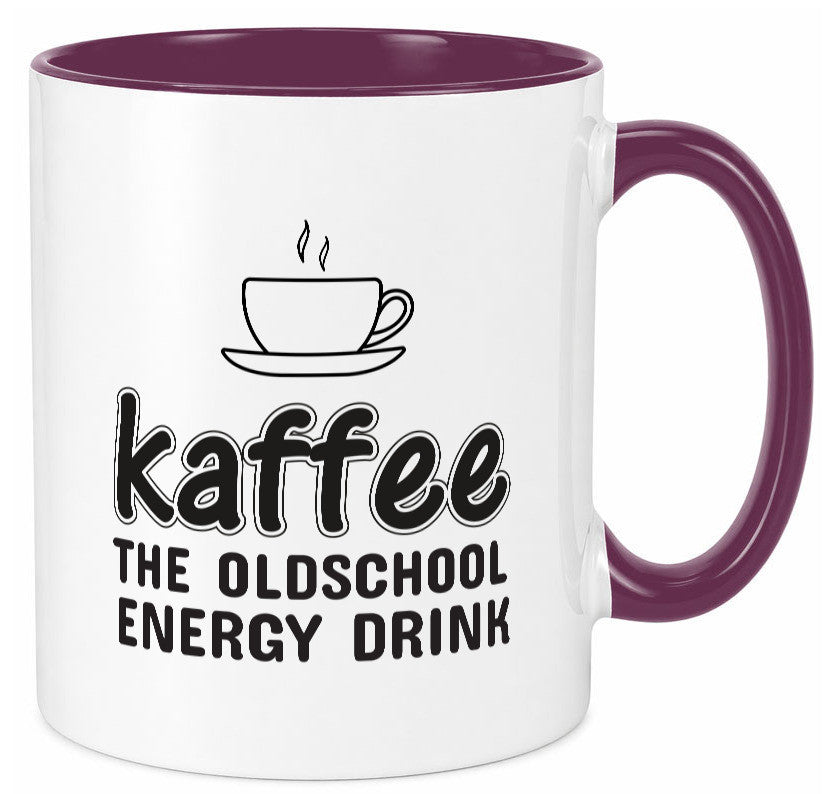 Oldschool Kaffee | Kaffeetrinker Tasse Statement lustiger Spruch Geschenk Humor