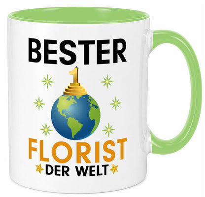 Welt Bester Florist | Blumen Verkäufer Humor Geschenkidee Tasse