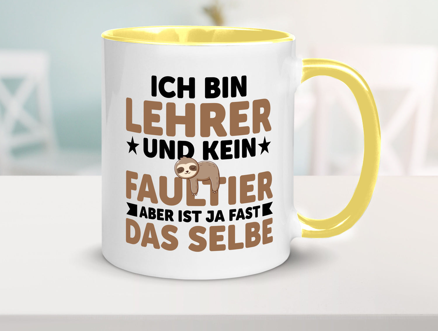 Ich bin kein Faultier: Lehrer | Schule Beruf Schüler Humor Arbeit Kollegen Büro