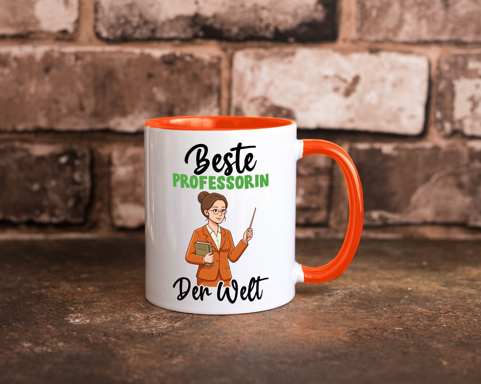 Beste Professorin | Uni Universität v2 Humor Geschenkidee Tasse