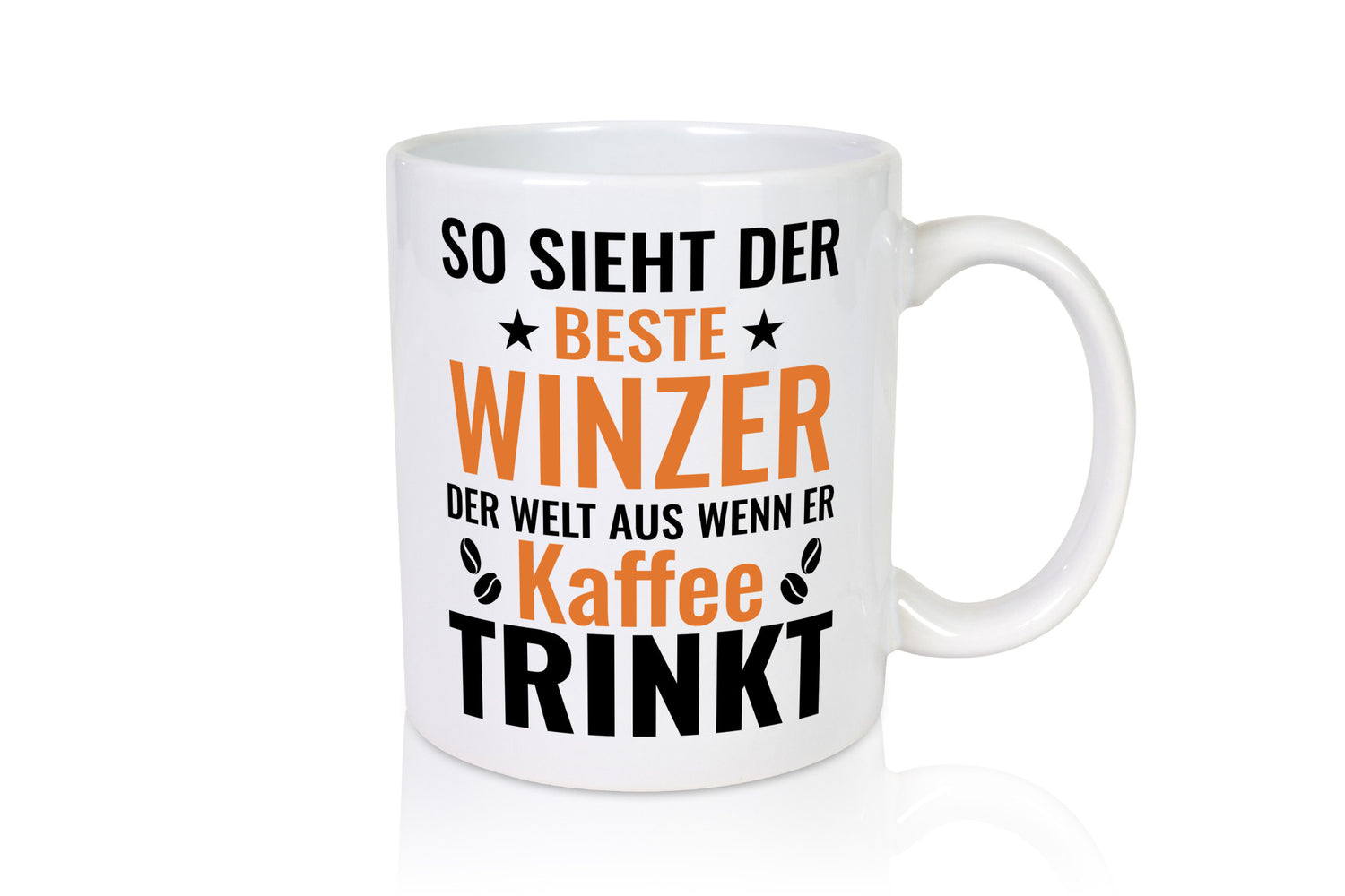 Kaffee trinkt: Winzer | Weinbauer Wein Humor Geschenkidee Tasse