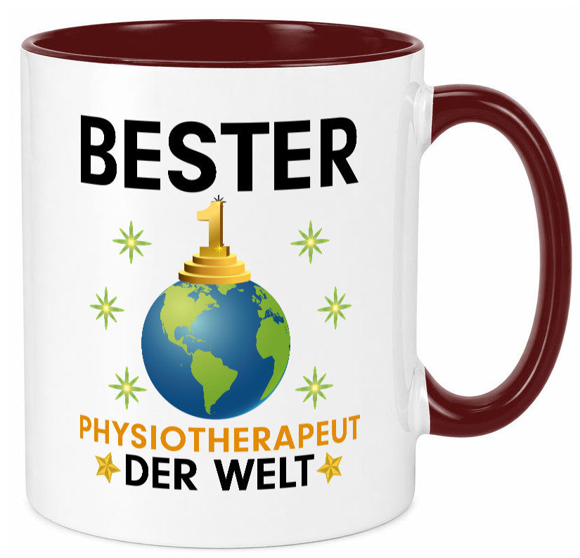Welt Bester Physiotherapeut Humor Geschenkidee Tasse