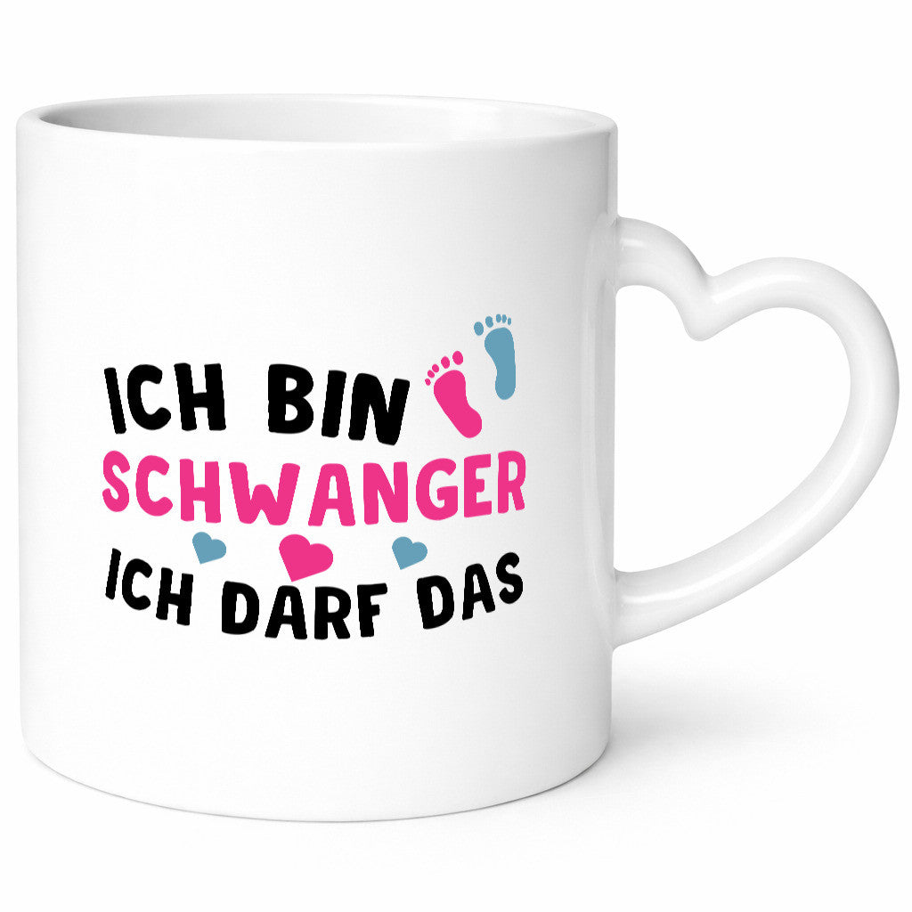 Ich bin schwanger | Nachwuchs Tasse lustiger Spruch Geschenk Humor Geschenkidee