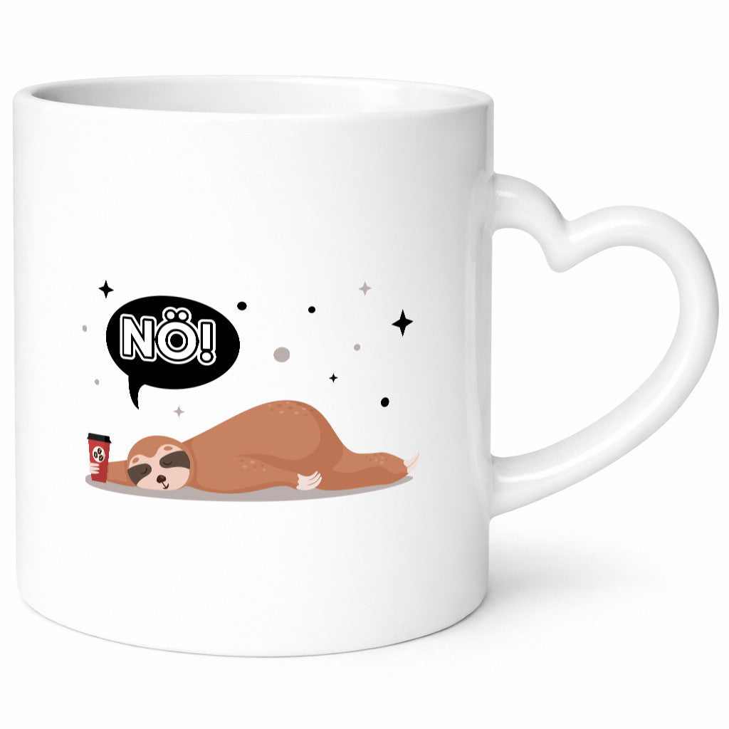 Nö! Ich bin Müde Faultier Geschenk Tierliebhaber Humor lustiger Spruch Tasse