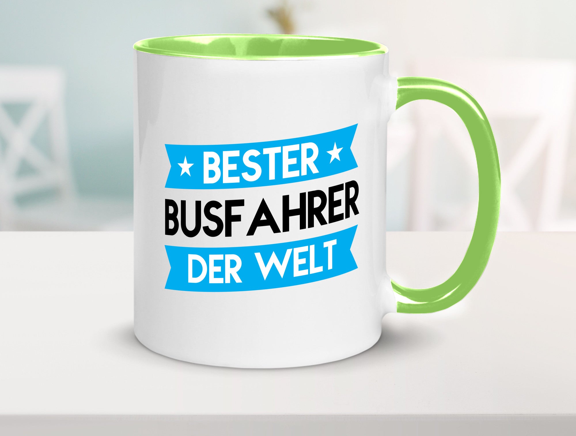 Bester Busfahrer | Berufsfahrer Fahrer v2 Geschenkidee Arbeit Kollegen Büro