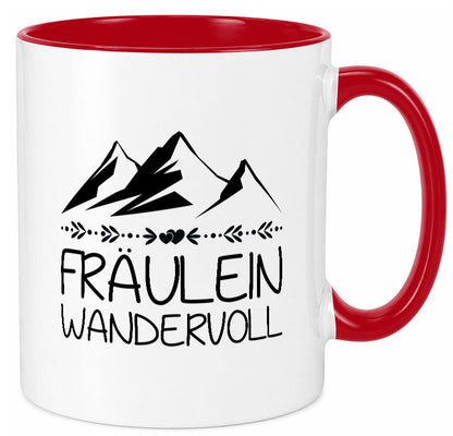 Fräulein Wandervoll | Berge Geschenkidee Humor Tasse