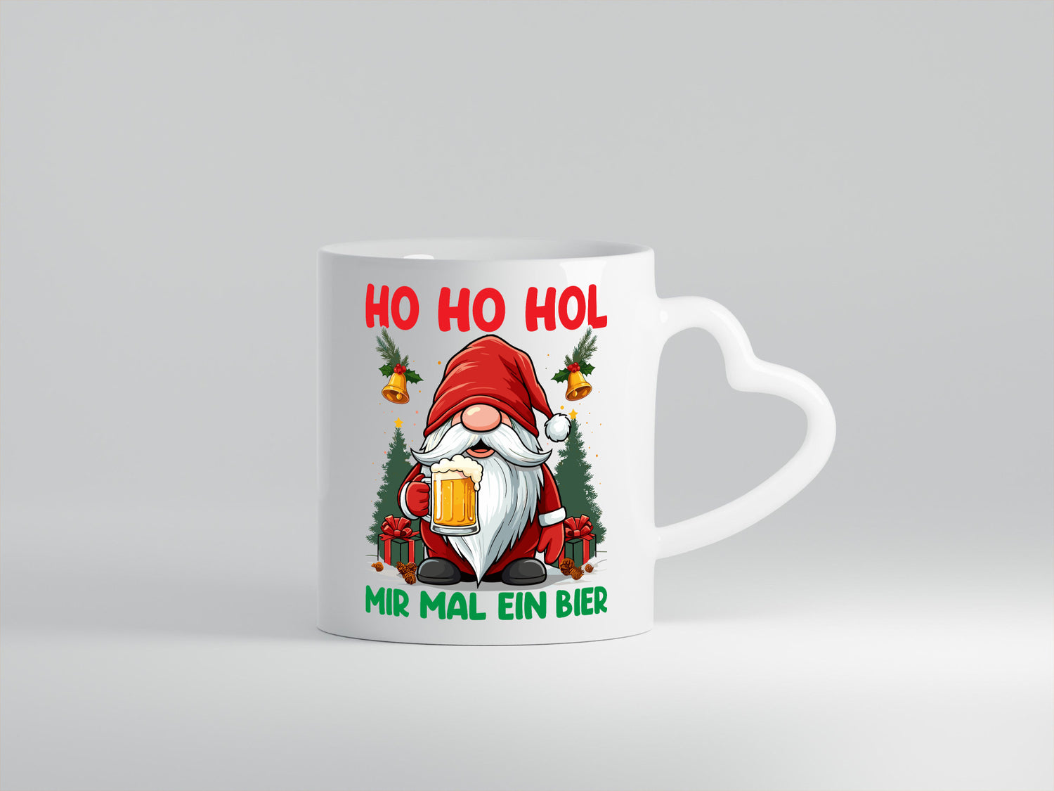 Hol mir mal ein Bier | Biertrinker Weihnachtsbier Humor Geschenkidee Tasse