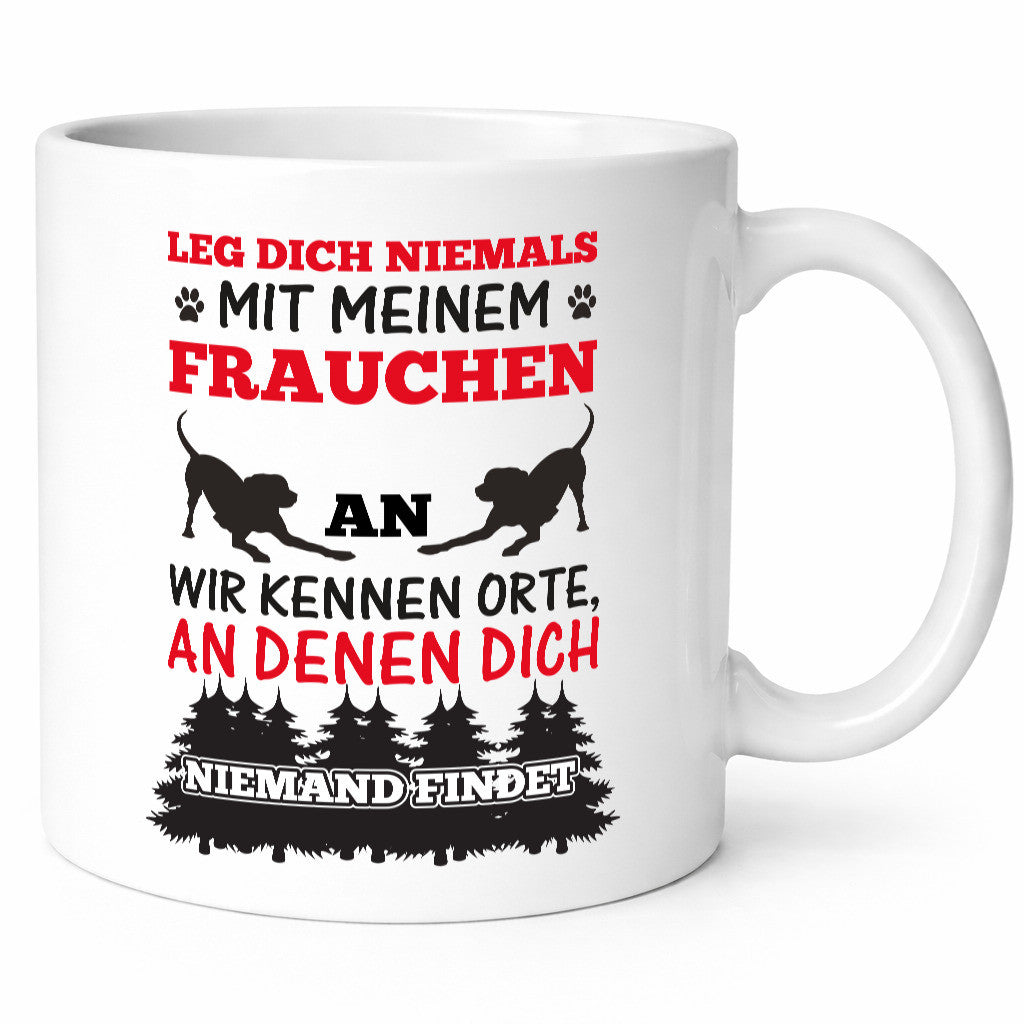 Mein Frauchen | Frauen Tasse Hundebesitzerin Spruch lustiger Geschenk