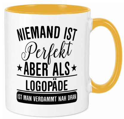 Verdammt nah dran: Logopäde | Sprachtherapie lustig Humor Geschenkidee Geschenk