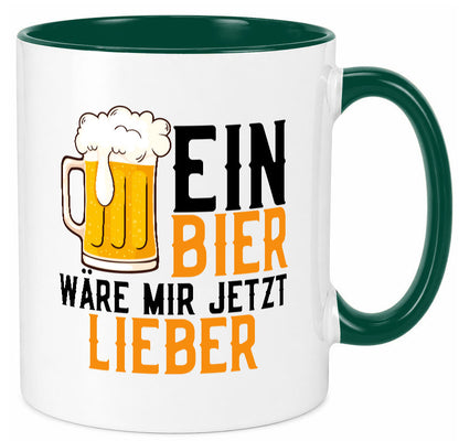 Ein Bier wäre mir jetzt lieber | Kollegen lustiger Spruch Geschenk Arbeit Büro