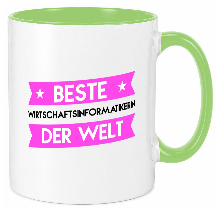 Beste Wirtschaftsinformatikerin | Wirtschaft Informatik Humor Geschenkidee Tasse