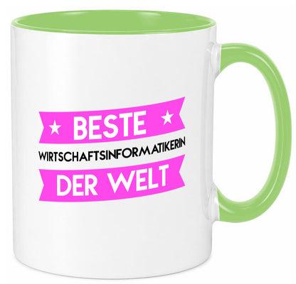 Beste Wirtschaftsinformatikerin | Wirtschaft Informatik Humor Geschenkidee Tasse