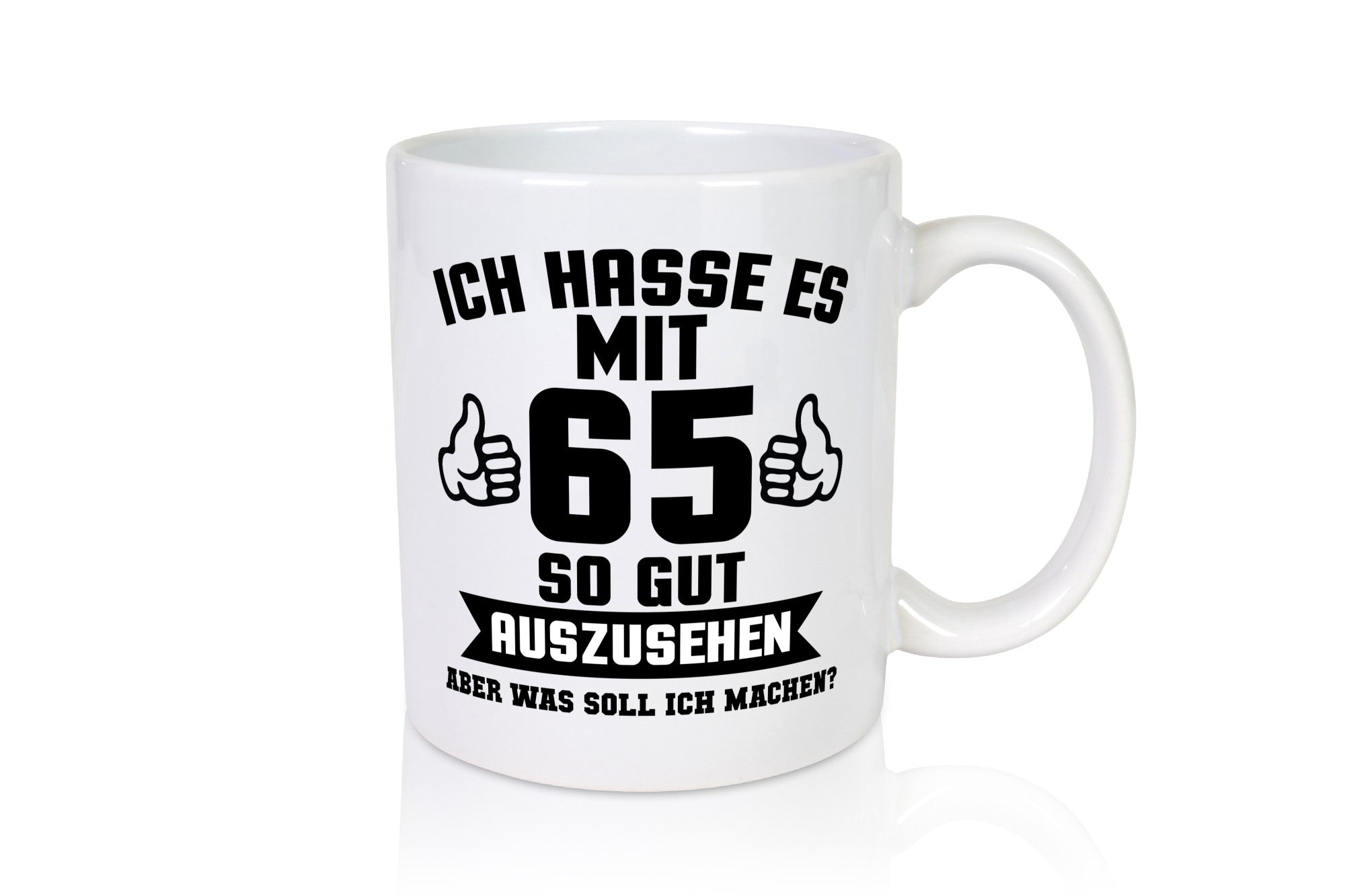 Gut aussehen mit 65 | Zahl Daumen hoch Geschenk Humor Geschenkidee lustiger