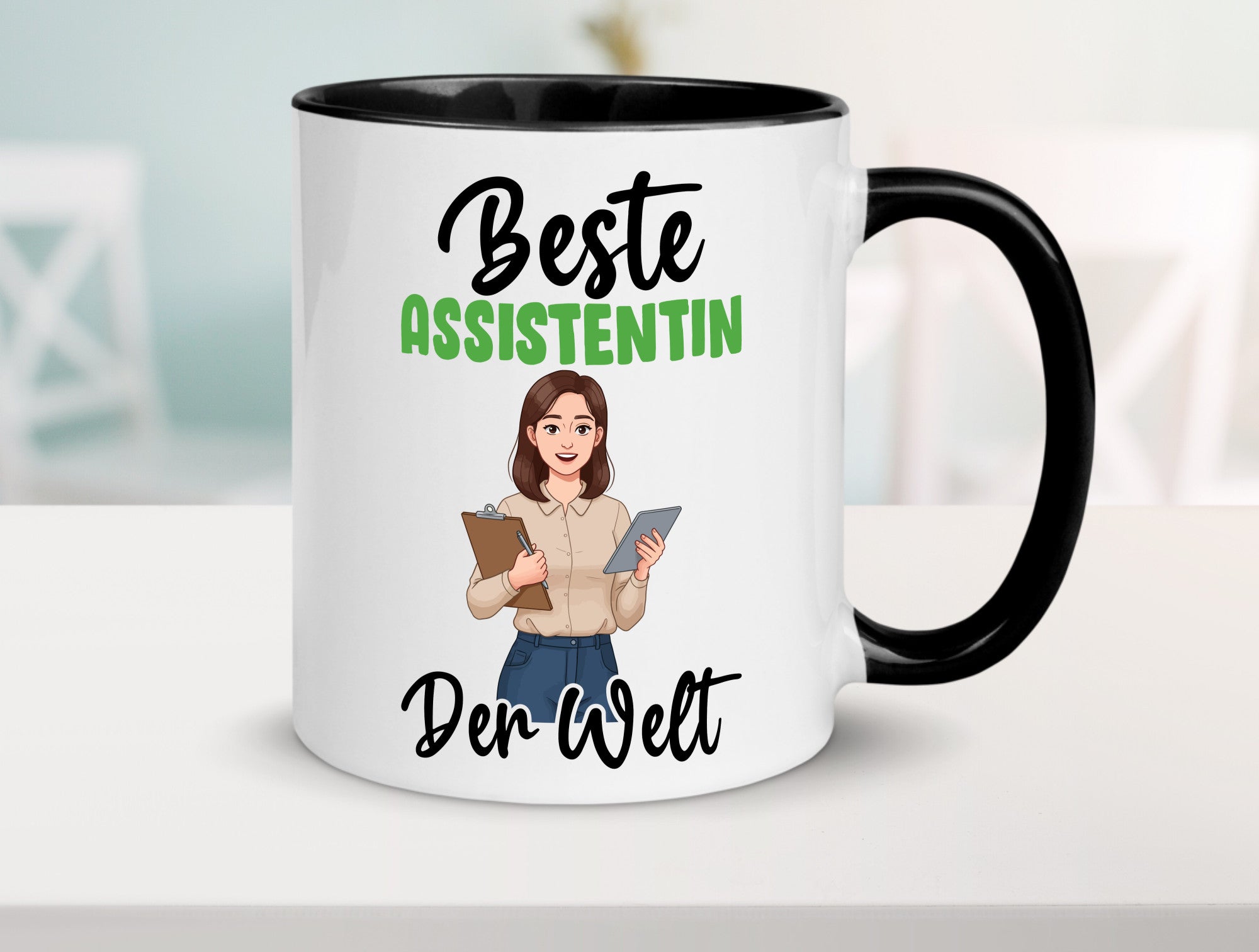 Beste Assistentin | Assistenz Hilfskraft v2 Geschenkidee Humor Tasse