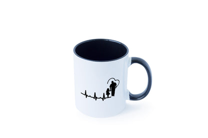 Vater Tochter Herz | Papa Vatertag Vaterliebe lustiger Spruch Geschenk Familie Tasse