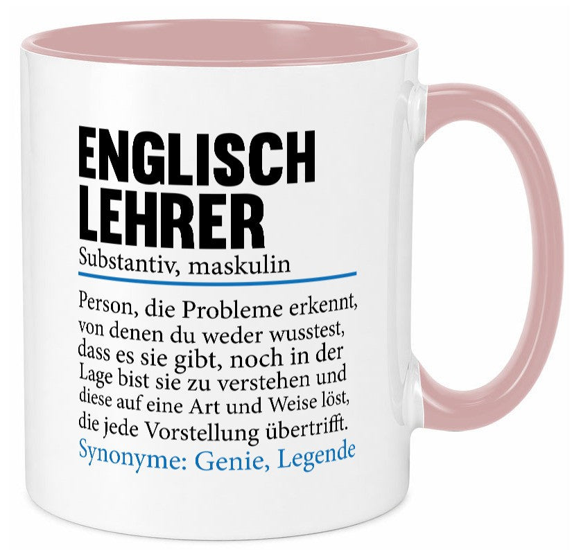 Englischlehrer | Lehrer Schule Englisch Geschenkidee Humor Tasse
