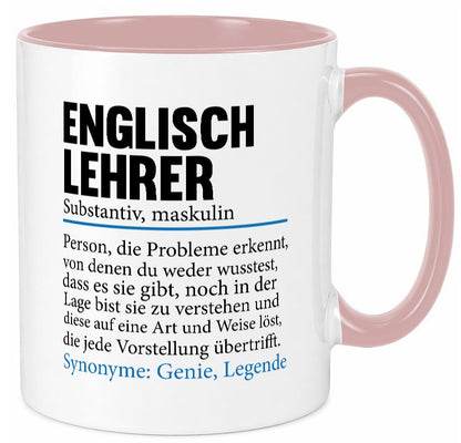 Englischlehrer | Lehrer Schule Englisch Geschenkidee Humor Tasse