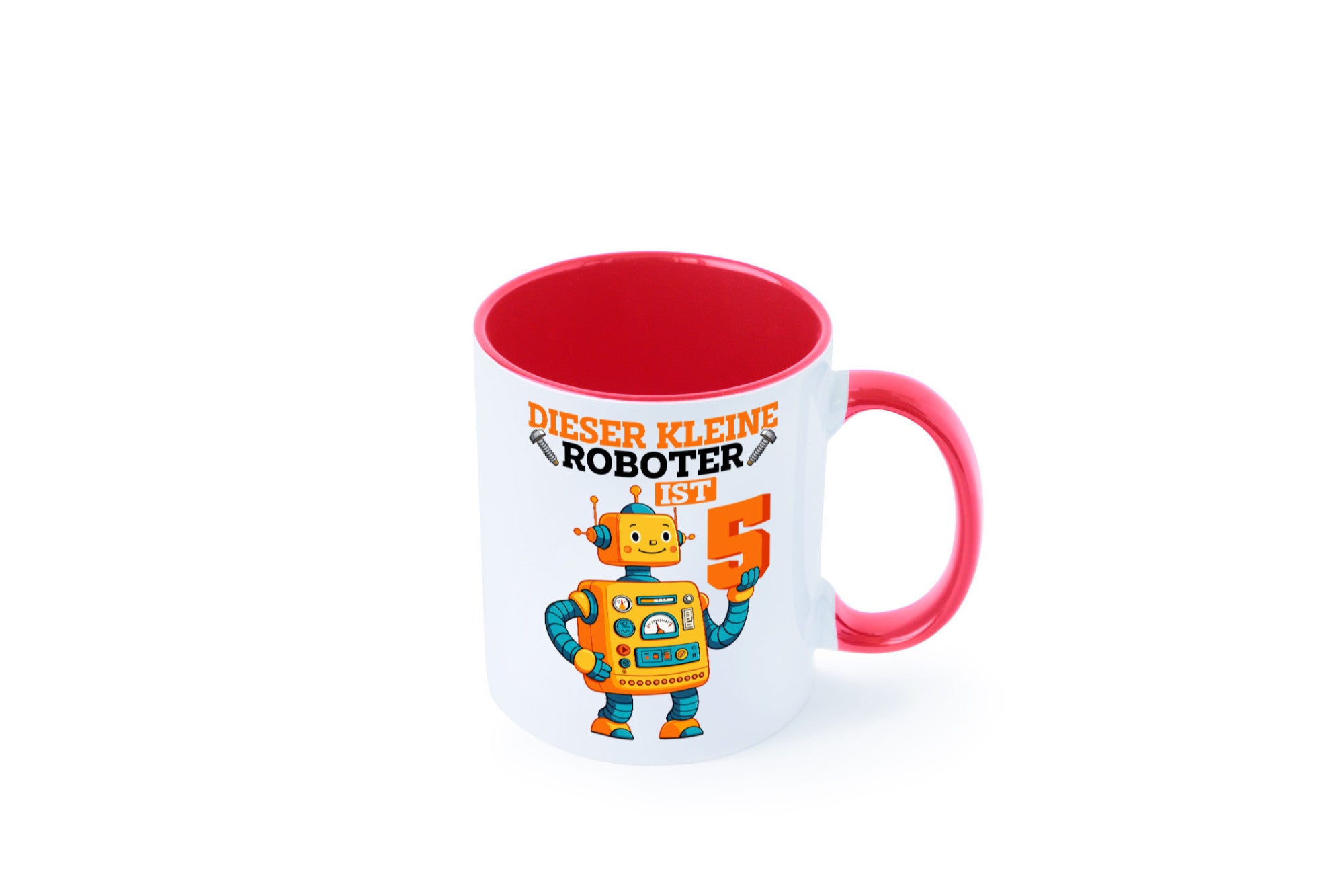 5. Geburtstag | 5 Jahre Roboter Junge lustiger Spruch Geschenk Geschenkidee