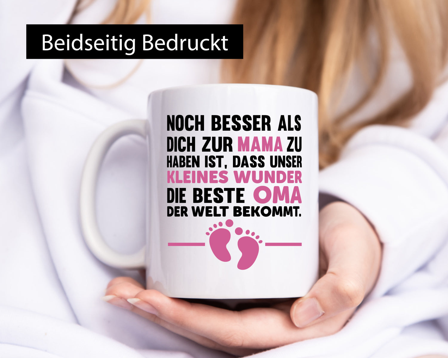Beste Oma der Welt | Geburt Tasse Schwangerschaft Humor Familie Geschenkidee