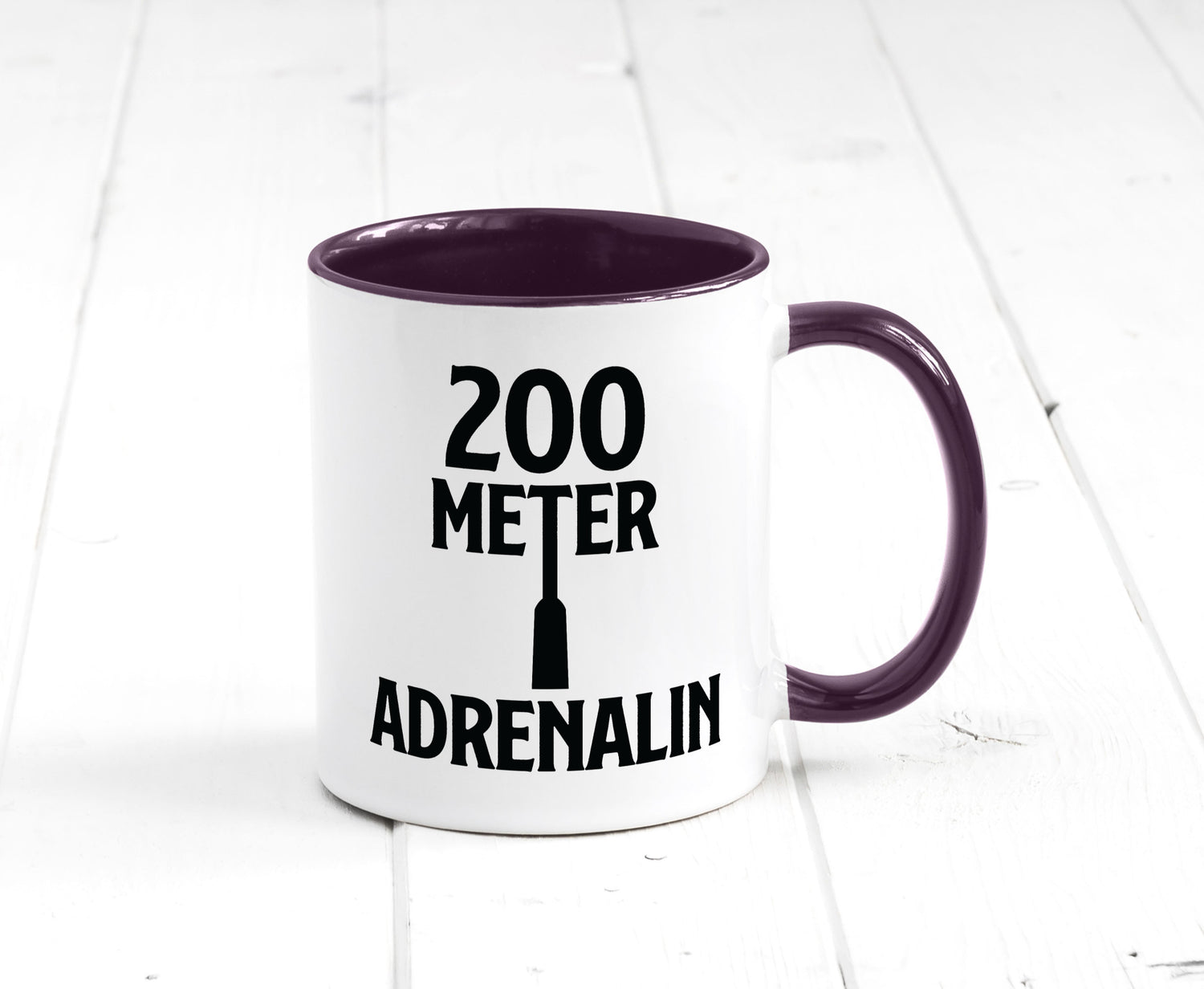 200 Meter Adrenalin v2 lustig Humor Geschenkidee Geschenk Tasse